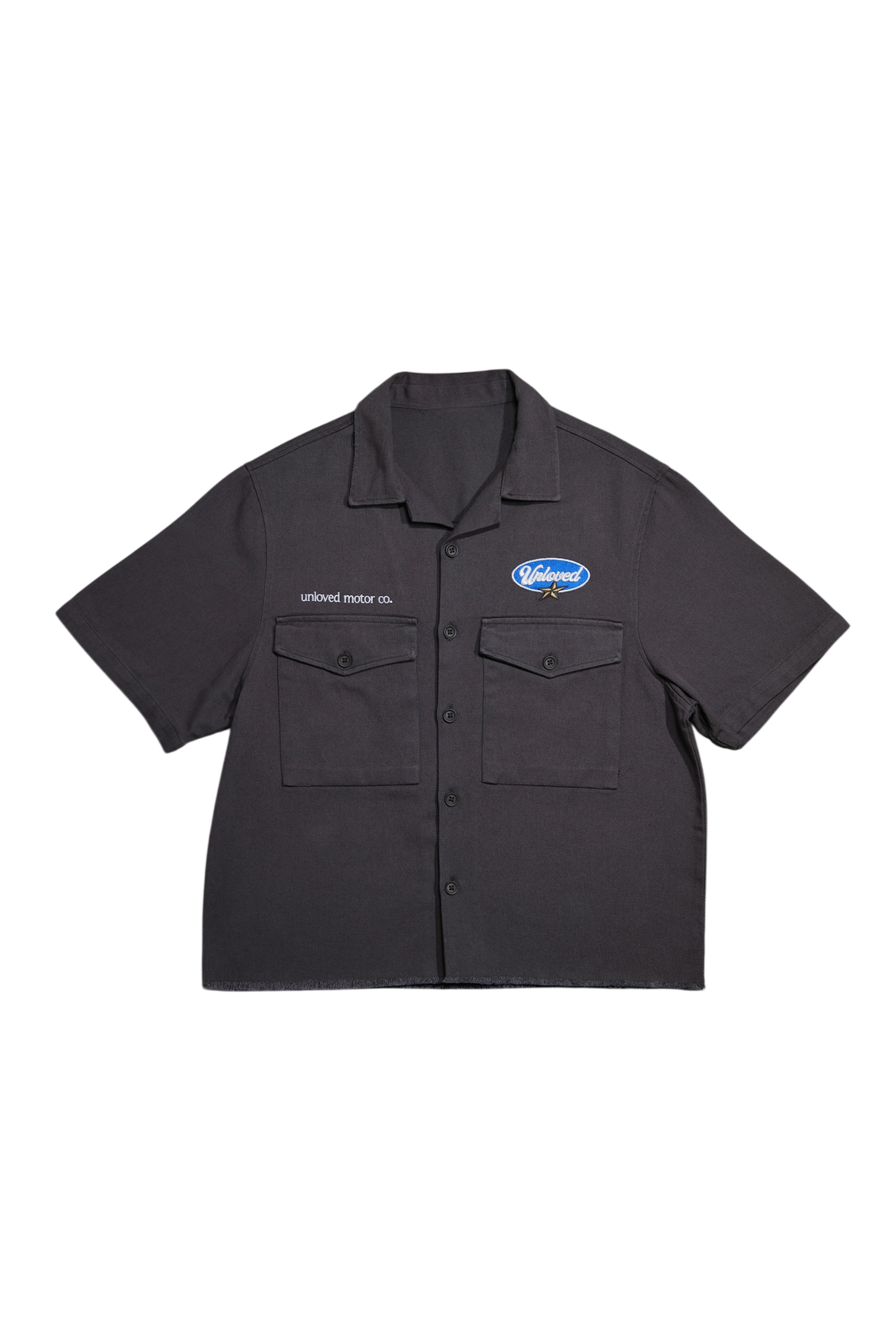 BOX FIT OVERSHIRT - GREY