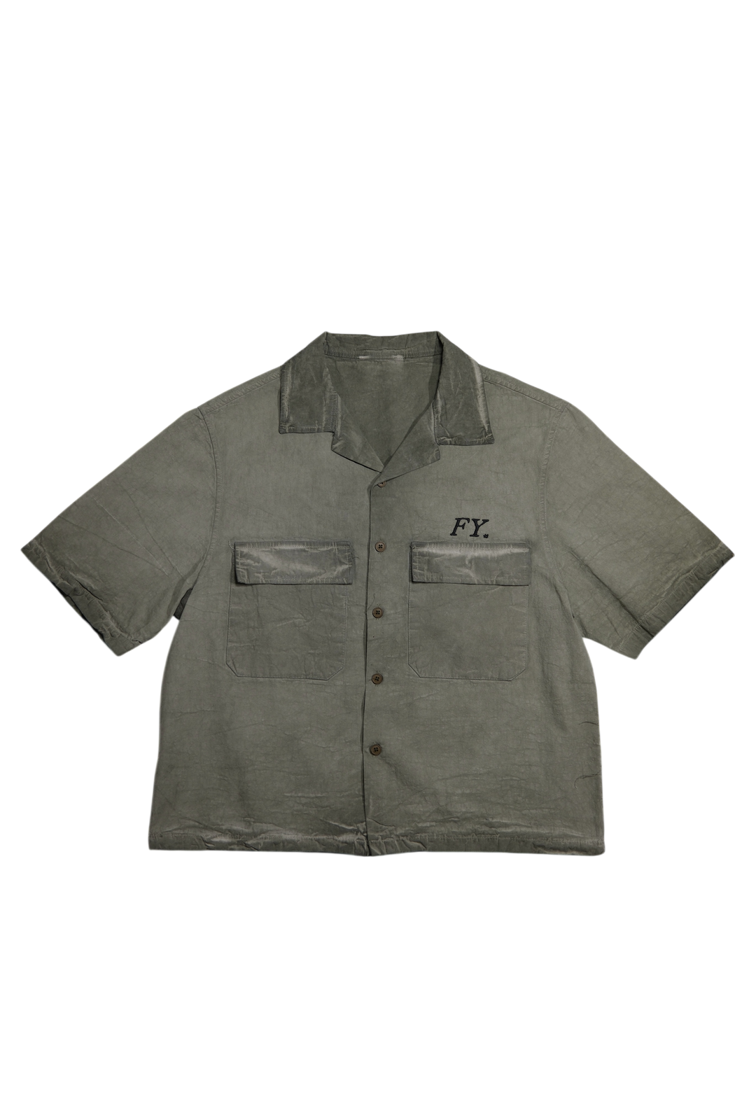 BOX FIT OVERSHIRT - GREEN